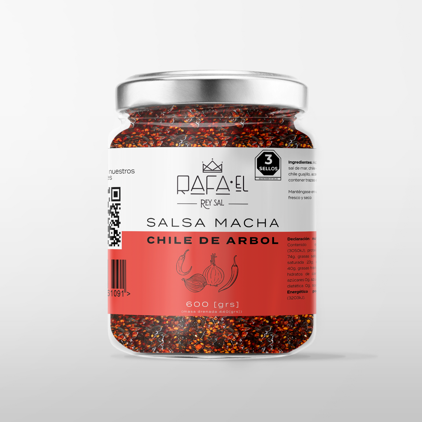 Salsa Macha Chile de Arbol 🌶️🌶️